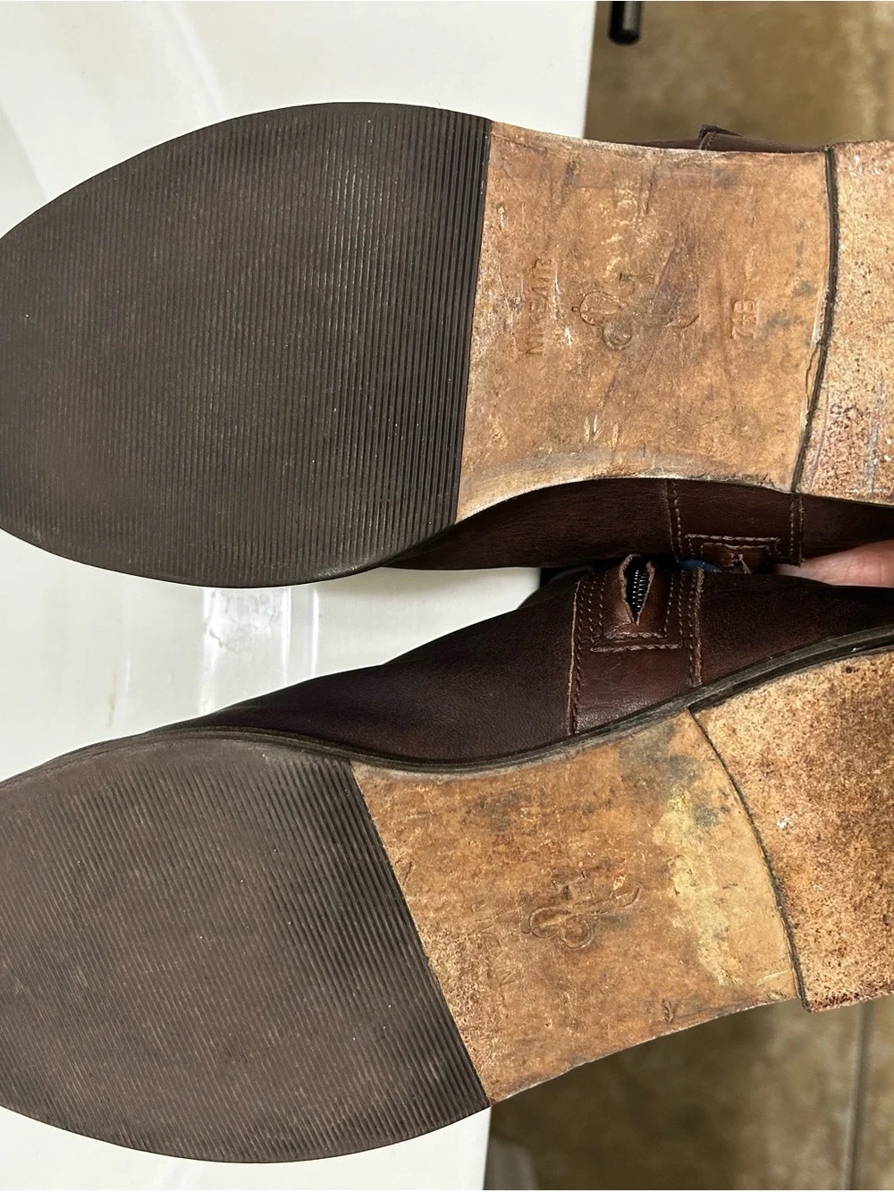 Cole Haan Tall Brown Leather Riding Boots
